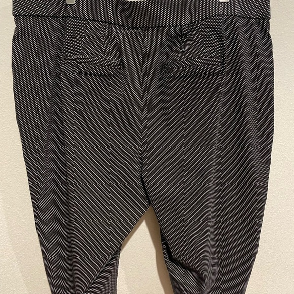 Signature Slimming by CJ Banks Black with mini polka-dot Capri pant. Siz… - Picture 7 of 7